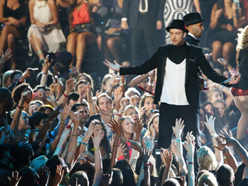Justin Timberlake at MTV awards