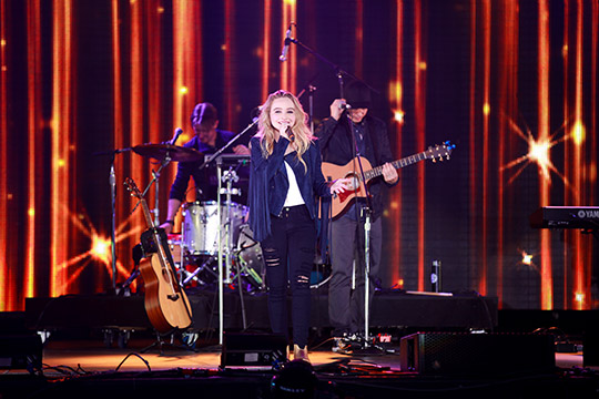 Sabrina Carpenter performing at the Big Ticket Summer Concert 2014 in Toronto