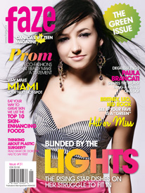 LIGHTS on cover of Faze Magazine