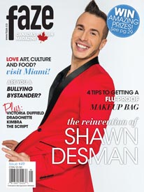 Shawn Desman on cover of Faze Magazine