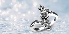 Platinum Art Diamond Ring Engagement Ring