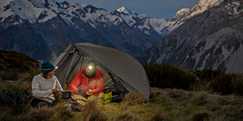 camping outdoors