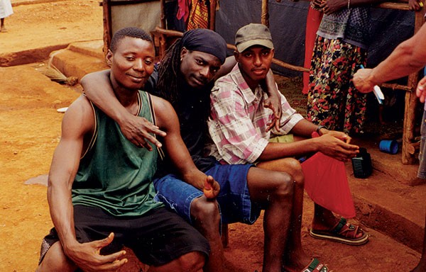The Rascalz in Sierra Leone with amputees