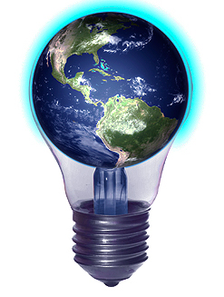 lightbulb, global ideas