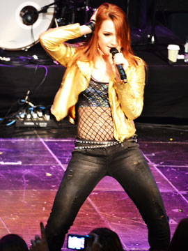 Victoria Duffield performs at the CHUM Fan Fest CMW