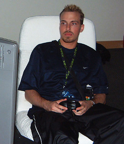 Ted Kritsonis playing Halo