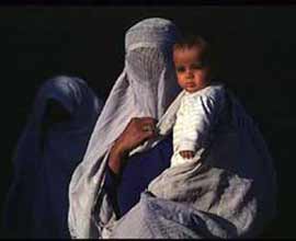Afgan women in Afghanistan - burqas