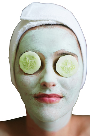 spa cucumber face mask