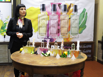 Karine Dubreuil, parfumeur for L'Occitane en Provence