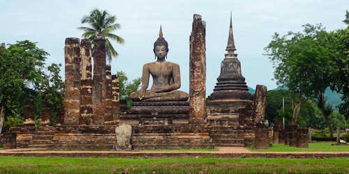 Sukhothai Ruins in Thailand