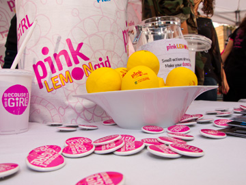 Because I Am A Girl Pink LemonAid Event 