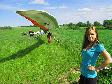 You want me to do what?!?! Hang Gliding. Lucky Dana Krook