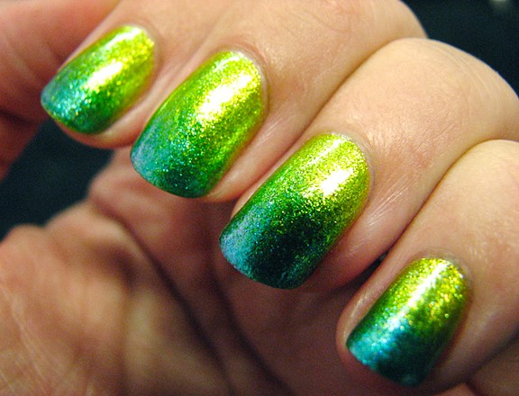 St. Patty Nails Ombre