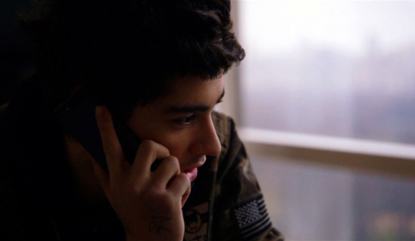 Zayn on phone with mom after buying house