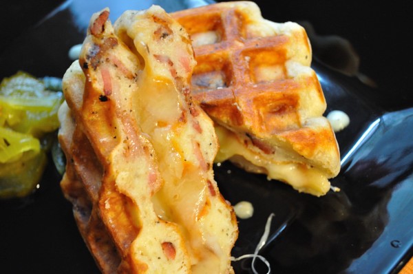 Bacon Waffle Grilled Cheese