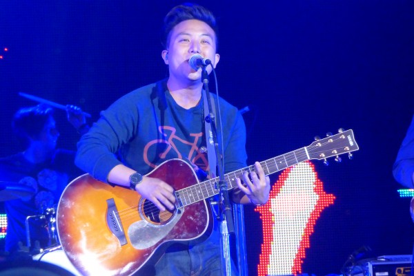 David Choi performing
