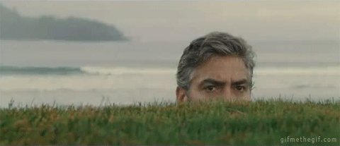 George Clooney Hiding