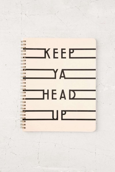 Keep Ya Head Up Notebook