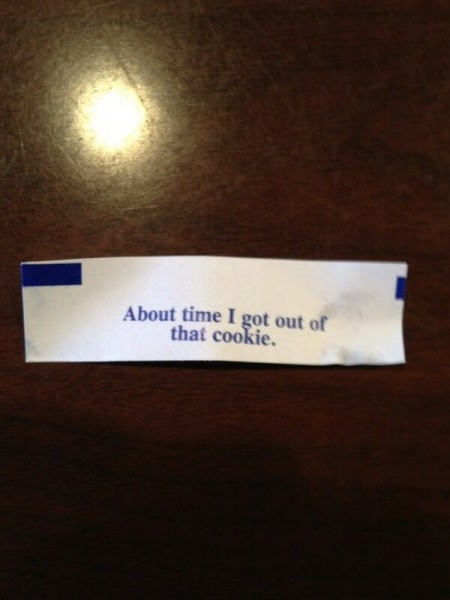 Weird Fortune Cookie