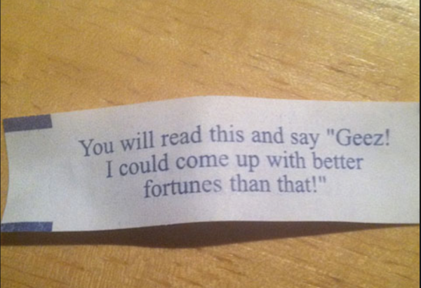 Funny Fortune Cookie