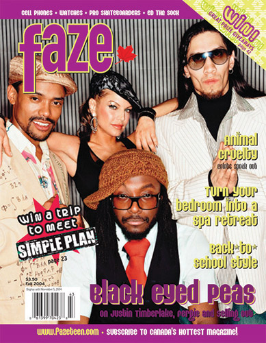 Black Eyed Peas on the cover of Faze Magazine