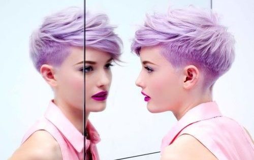 purple hair 