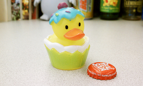 duck cupcake