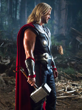 The Avengers Chris Hemsworth as Thor