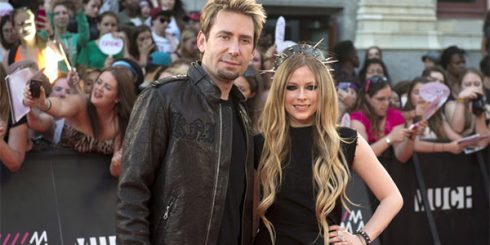 Avril Lavigne and Chad Kroeger at the MMVAs Much Music Video Awards