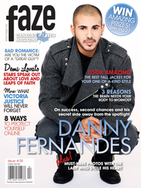 Danny Fernandes on cover of Faze Magazine