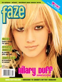 Hilary Duff Faze issue 15 cover