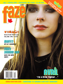 Avril Lavigne Faze Issue 16 cover