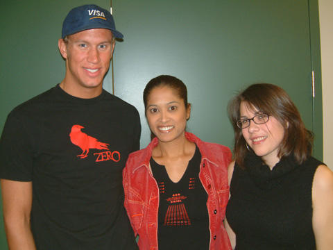 Olympic swimmer Brent Hayden with Lorraine from Faze