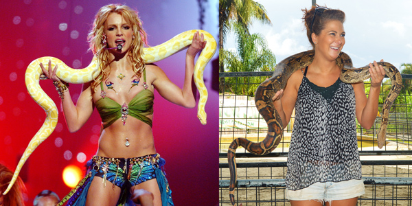 Miranda Furtado vs Britney Spears vs Snake