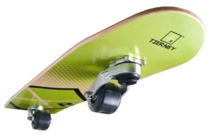 Tierney Rides Skateboard