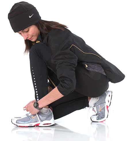 Model Maya Chendke - Nike Cold Weather Running