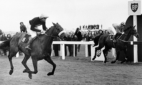 Crisp and Red Rum in the Grand National at Aintree – 1973