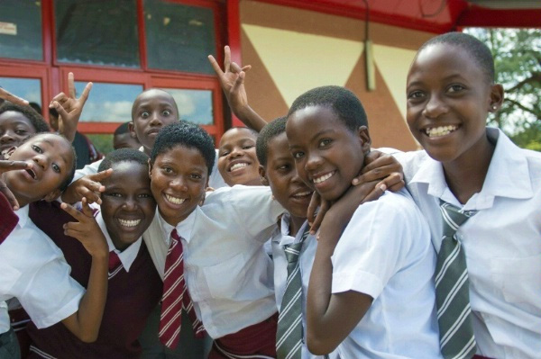 South African schoolgirls - Keeping Girls in School Programme