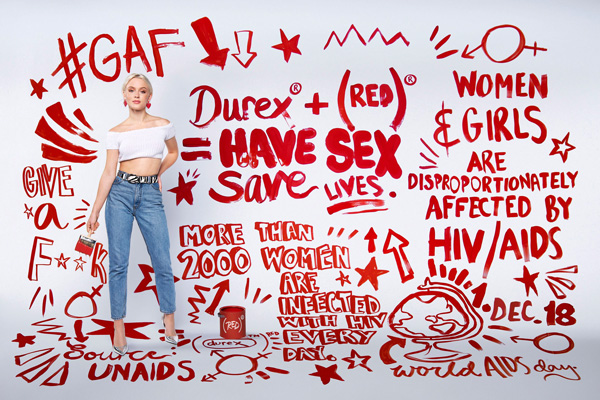 Durex (RED) Condoms - Have Sex Save Lives
