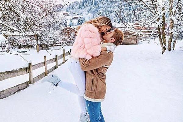 Winter Couple Love New Relationship