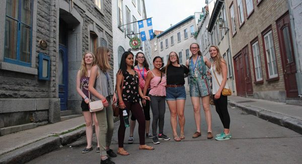 My Odyssey - Explore Canada program - students in Quebec