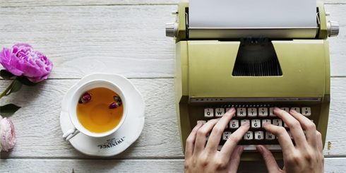 typewriter and tea your blog