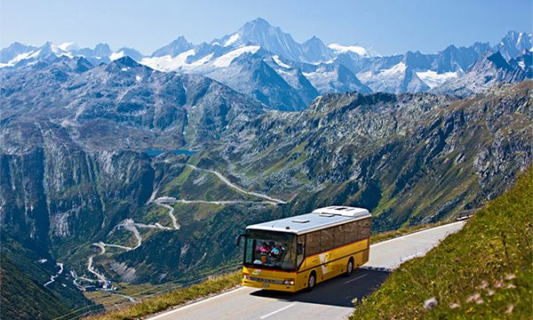 public transport - mountain bus