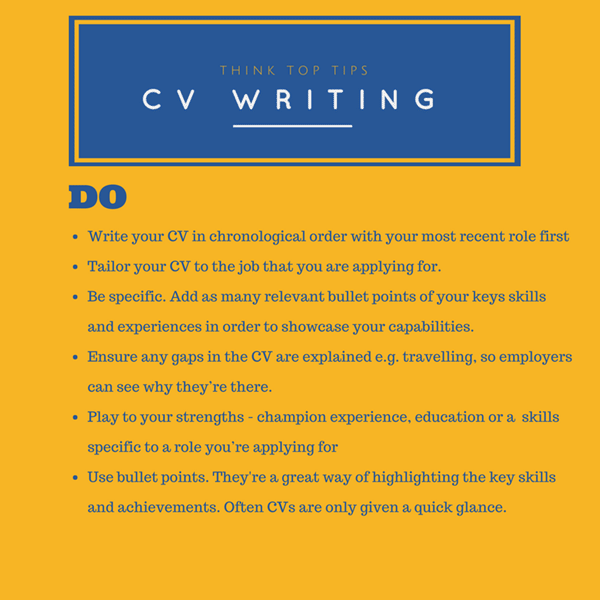 Your CV Resume Tips