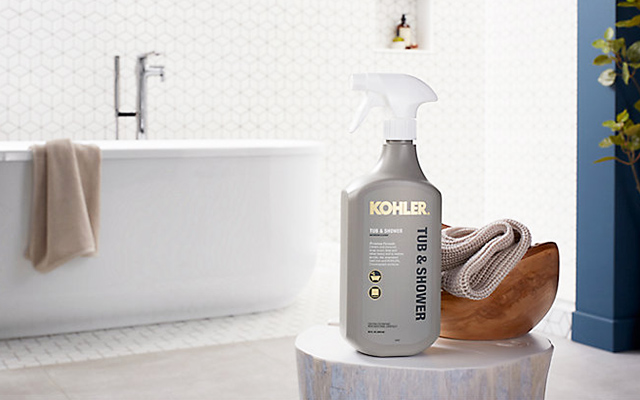 kohler tub and shower cleaner - bathroom accessories