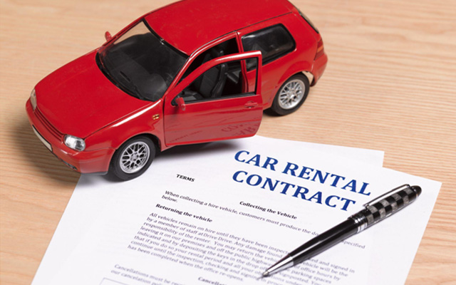 car rental contract