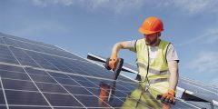 solar panel roof installation - lower company bills