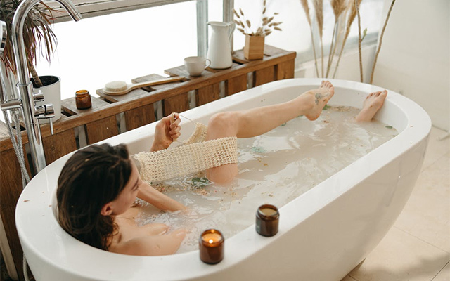 bath experience tub relax