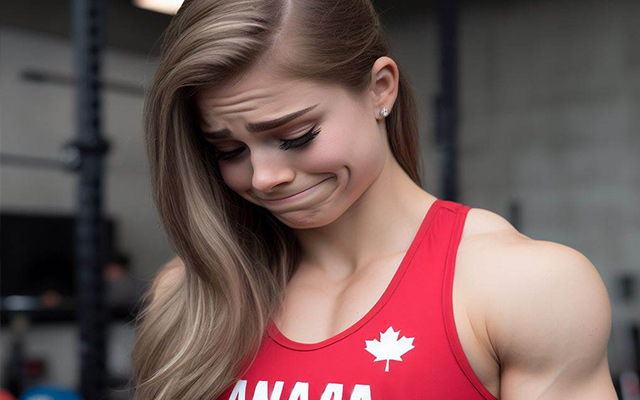 sad Canadian athlete females women scandal