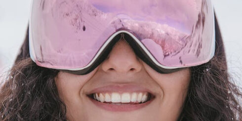 Ski Googles Smile Dental Health